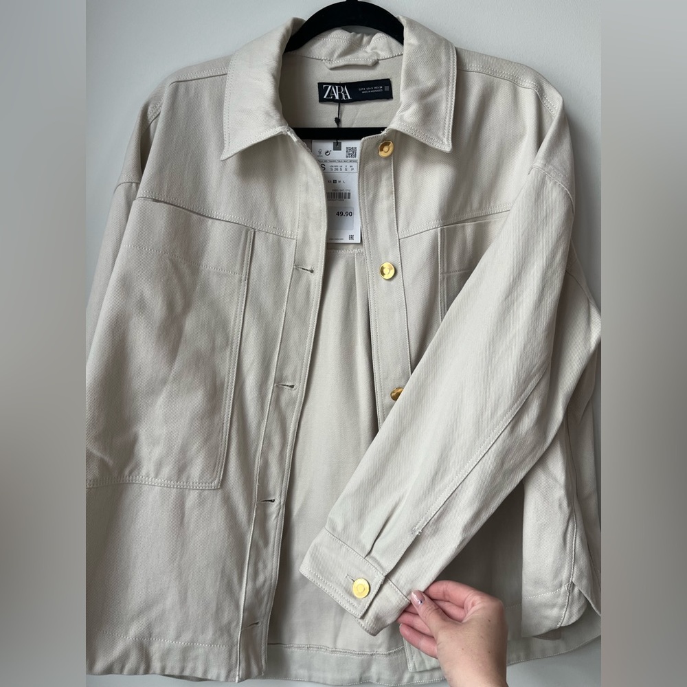 Zara oversized utility jacket, NWT